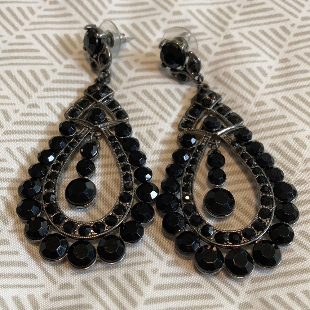 Fabulous Jet Earrings